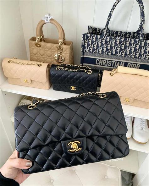 chanel lambskin is durable|Chanel lambskin or caviar.